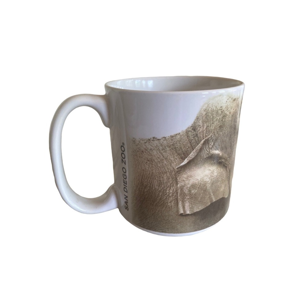 San Diego Zoo Elephant  Head Graphic Large Cup‎ Mug